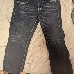 Men's Dark Blue Jeans